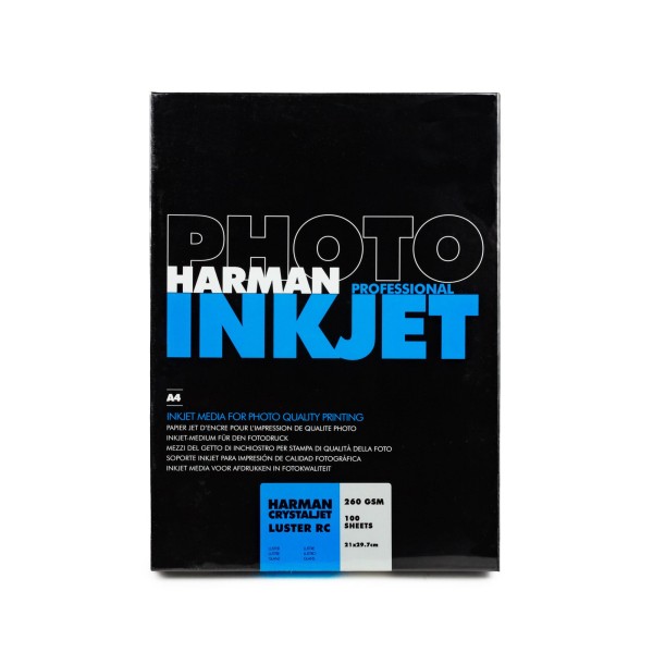 Harman Crystaljet Elite Luster RC 260g Formatware 21 x 29,7 cm (DIN A4); Blatt: 100 Blatt