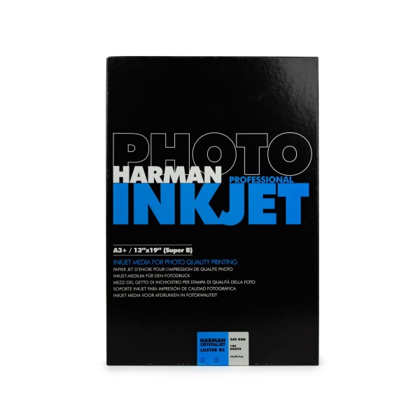 Harman Crystaljet Elite Luster RC 260g Formatware 32,9 x 48,3 cm (DIN A3+) - 100 Blatt