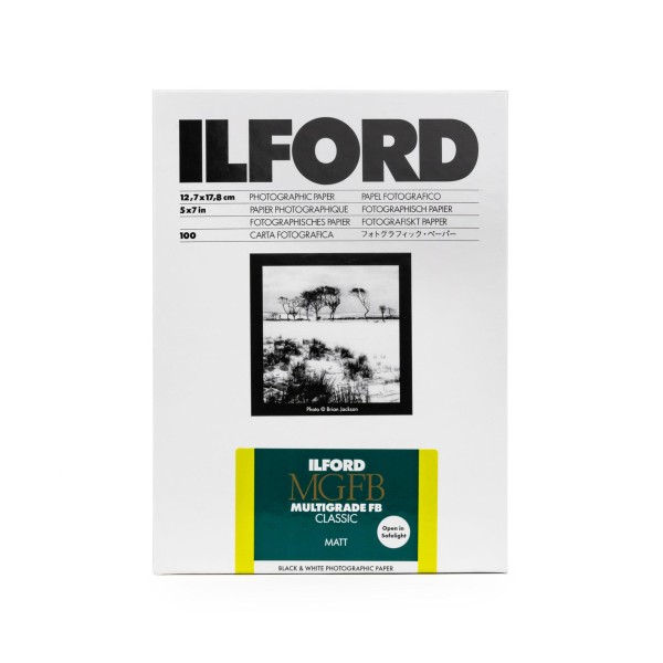 Ilford Multigrade FB Classic 5K matt 12,7 x 17,8 cm 100 Blatt 