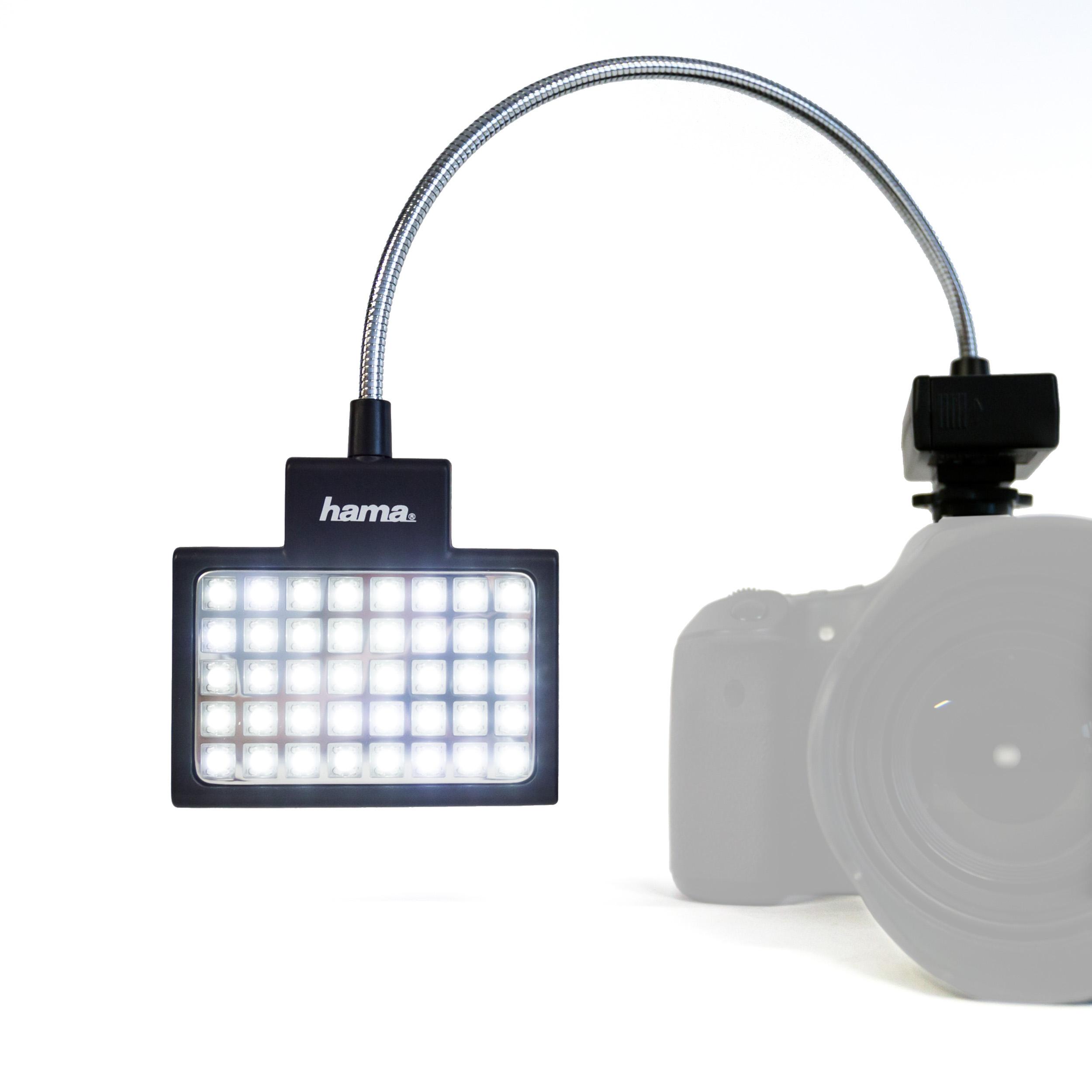 Hama 40 LED Foto/Video schmaler Beleuchtung Panel 