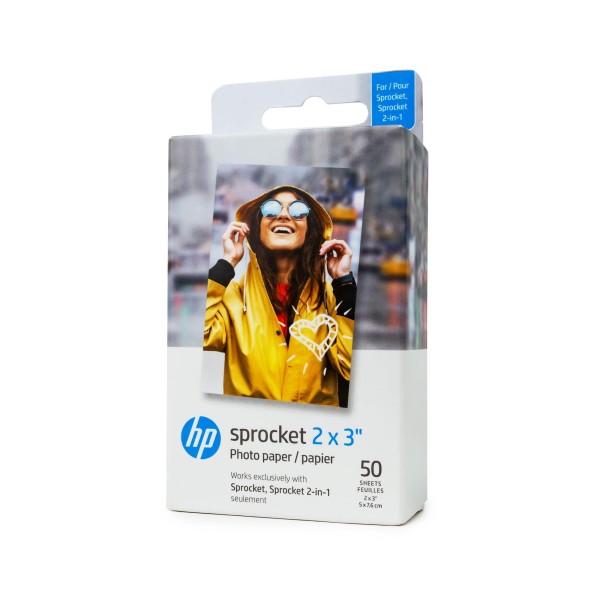 HP Zink Fotopapier 2x3" 50 Blatt
