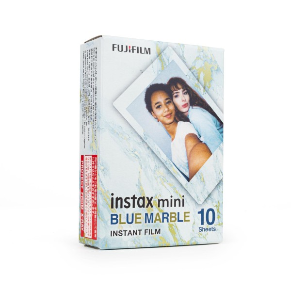 Fuji Instax Mini Blue Marble 10 Blatt