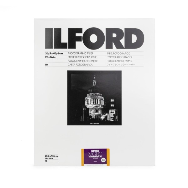 Ilford Multigrade V 25M RC DeLuxe satin 30,5 x 40,6 cm 10 Blatt