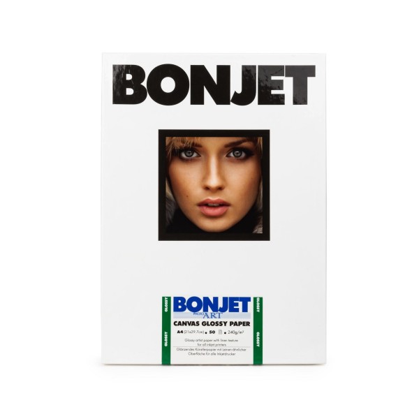 Bonjet PhotoArt Canvas Glossy 240g Formatware 21 x 29,7 cm (DIN A4) - 50 Blatt