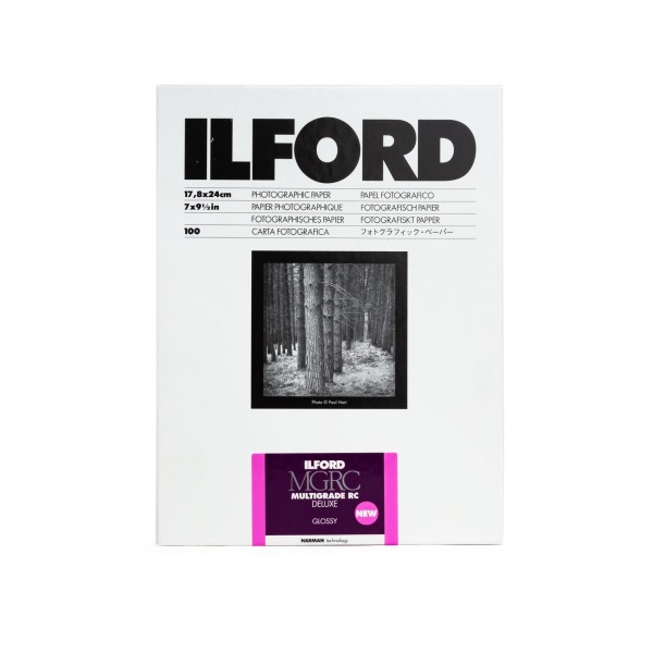 Ilford Multigrade V 1M RC DeLuxe glossy 17,8 x 24 cm 100 Blatt