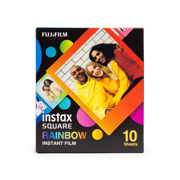  Fuji Instax Square Rainbow Film 10 Blatt 