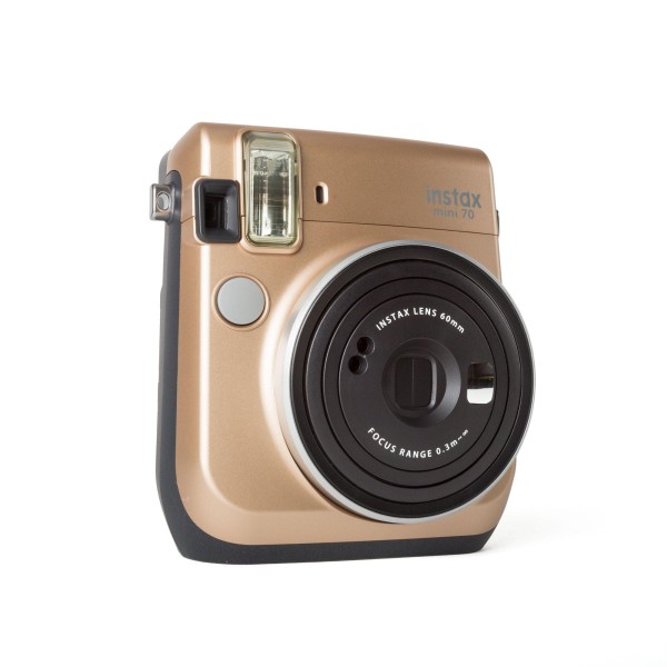 Fuji Instax Mini 70 Sofortbildkamera gold